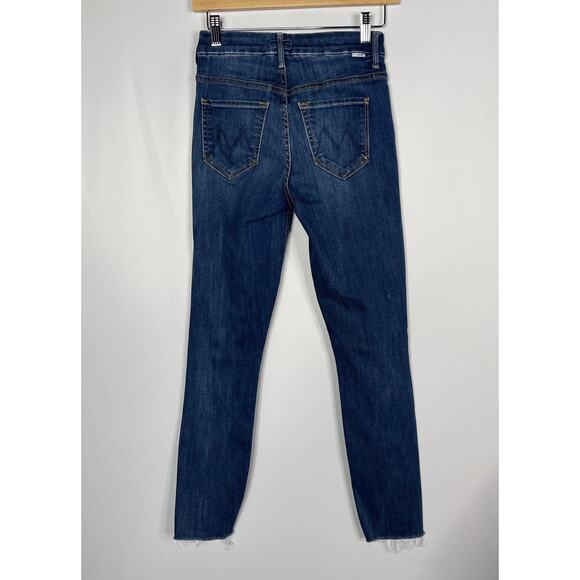 Mother Womens Size 24 High Waisted Looker Ankle Fray Jeans Not Rough Enough - Picture 2 of 12